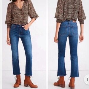 Madewell Cali Demi Jeans Size 27 Western Cowboycore Southwestern Classic Preppy